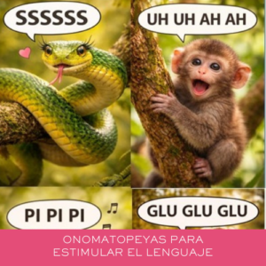 Onomatopeyas para estimular el lenguaje